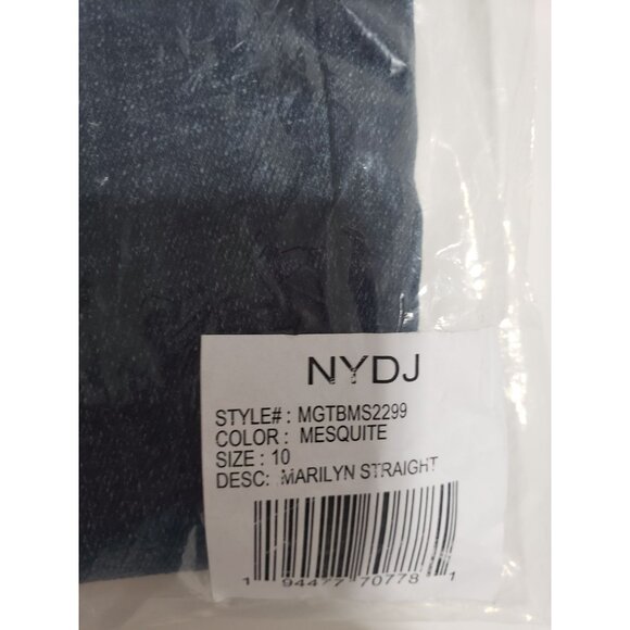 NYDJ Women's Marilyn Straight Jeans in Mesquite, Regular, Size: 10 - Picture 4 of 9